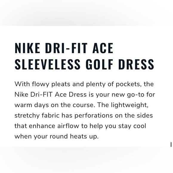 Nike Ace Golf Dress NWT ⛳️ - Picture 10 of 11